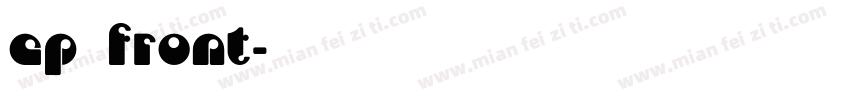CP front字体转换